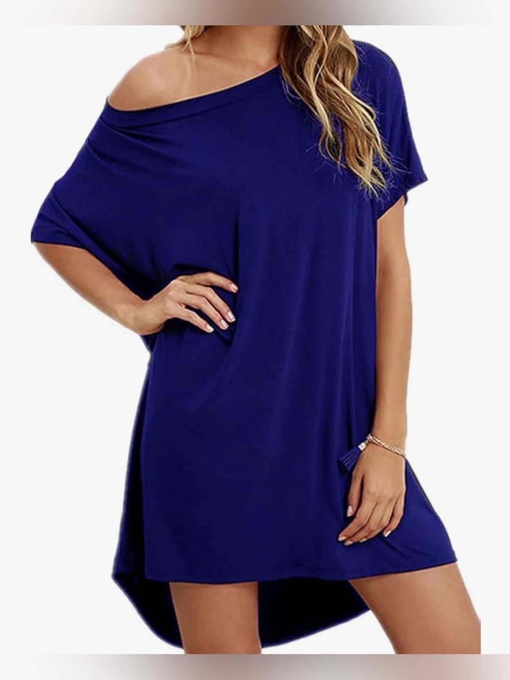 Haola Women Loose T Shirts/Mini Dress-Red-NWT